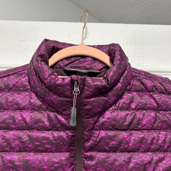 EDDIE BAUER Womens Small Purple/Pink EB700 DOWN PUFFER VEST Winter Jacket Coat - Picture 4 of 8